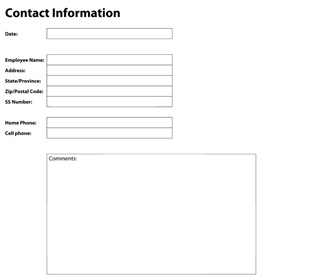 PDF Contact Information