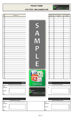 project management construction template store submittal register template