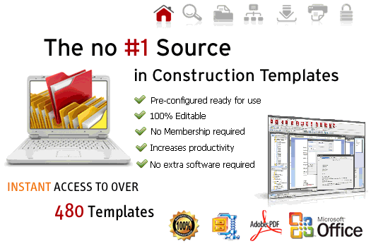 The no 1 source in Construction Templates