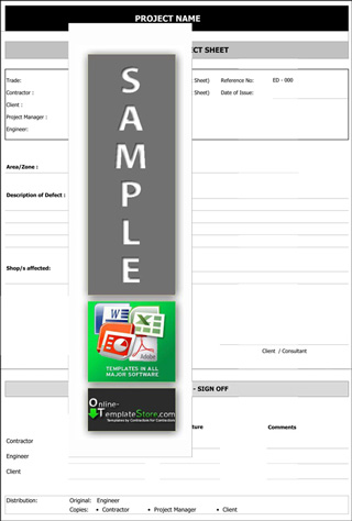 Quality Control Construction Template Store