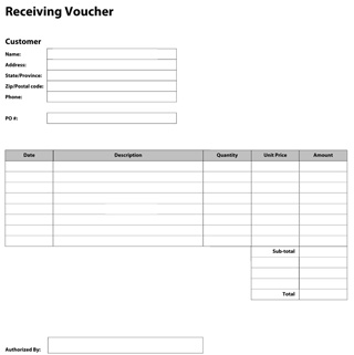 Receiving Voucher